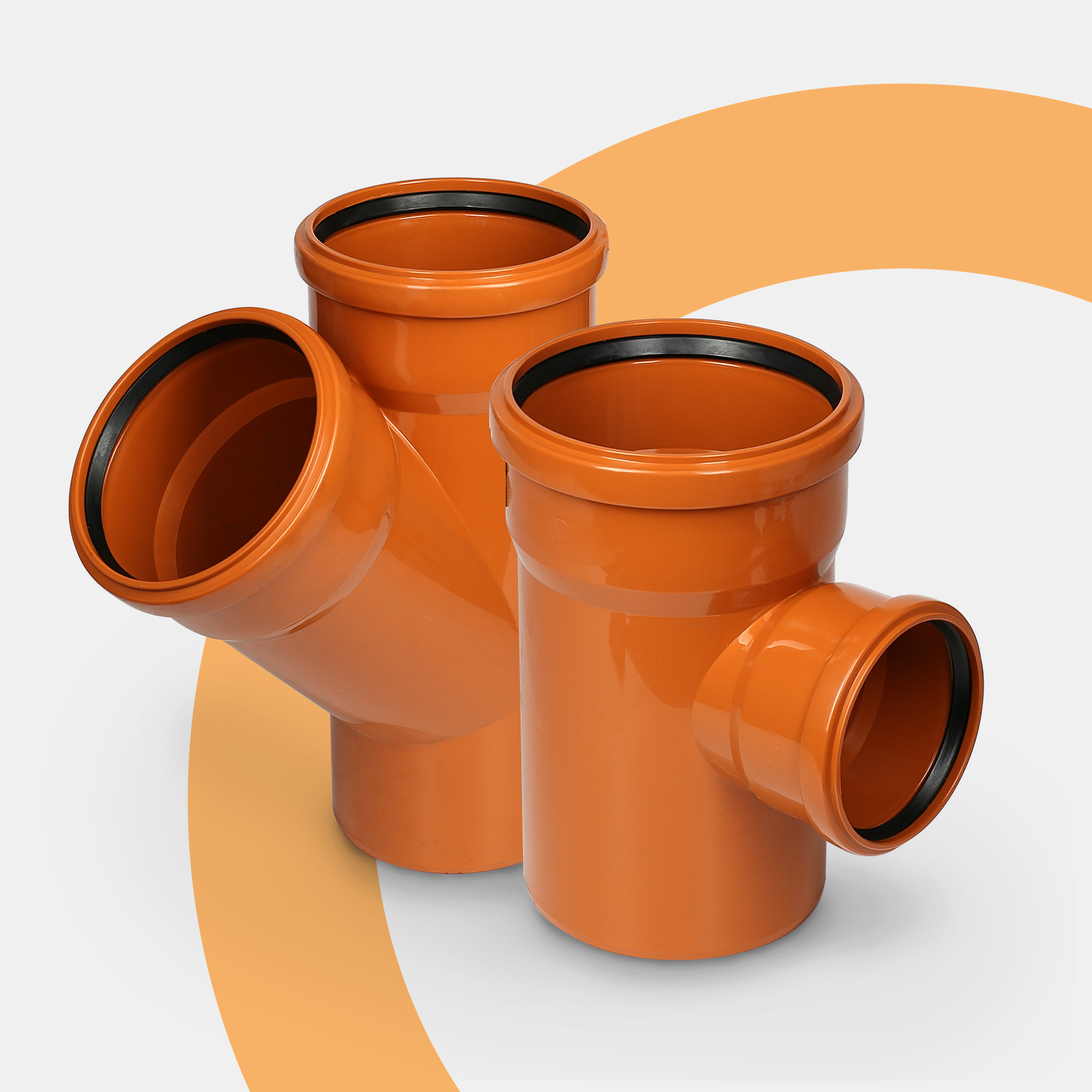 Тройники для наружной канализации