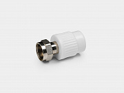 PP-R муфта комбинированная с накидной гайкой D20-1/2" КОНТУР