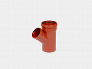 PP тройник канализационный D160х110/45° ОРАНЖ КОНТУР