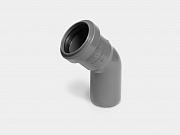 PP отвод канализационный D40х45° СТАНДАРТ КОНТУР