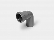 PP отвод канализационный D40х90° СТАНДАРТ КОНТУР