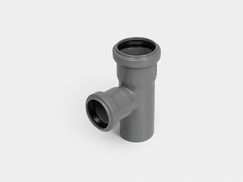 PP тройник канализационный D50Х40/90° СТАНДАРТ