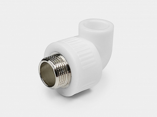 PP-R угольник комбинированный НР D25-3/4" КОНТУР