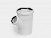 PP тройник канализационный малошумный D110х50/45° УЮТ КОНТУР