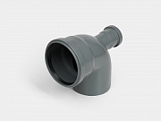 PP отвод канализационный D110х90° с фронтальным выходом D50 СТАНДАРТ КОНТУР