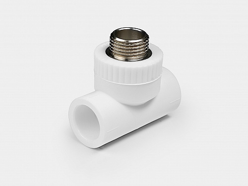 PP-R тройник комбинированный НР D25-3/4" КОНТУР