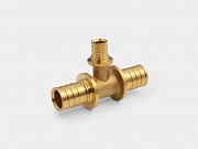 Тройник аксиальный латунный переходной D25 (3,5) - 16 (2,2) - 25 (3,5)