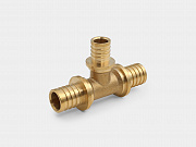 Тройник аксиальный латунный переходной D25 (3,5) - 20 (2,8) - 25 (3,5) Контур-И