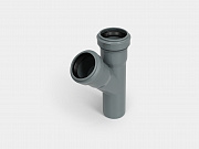 PP тройник канализационный D40Х40/45° СТАНДАРТ