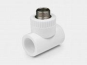 PP-R тройник комбинированный НР D25-1/2" КОНТУР