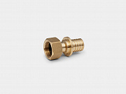Муфта аксиальная латунная с накидной гайкой D20 (2,8) - 1/2" Контур-И