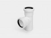 PP тройник канализационный малошумный D50х50/90° УЮТ КОНТУР